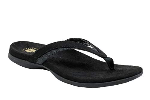 REVITALIGN Women's Flip-Flop, Washed Indigo, 6