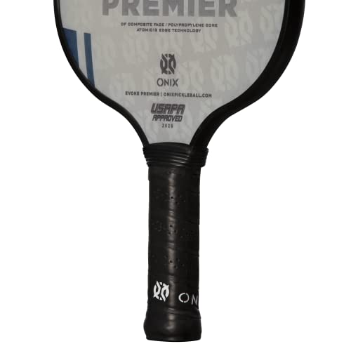 ONIX Evoke Premier Pickleball Paddle, Blue, Heavy weight