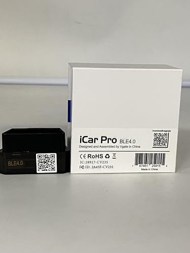Vgate iCar Pro Bluetooth 4.0 (BLE) OBD2 Fault Code Reader OBDII Code Scanner Car Check Engine Light for iOS/Android