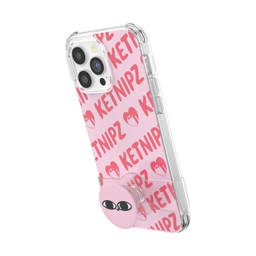 PopSockets iPhone 14 Pro Max Case with Phone Grip and Slide Compatible with MagSafe, Phone Case for iPhone 14 Pro Max Wireless Charging Compatible - Ketnipz