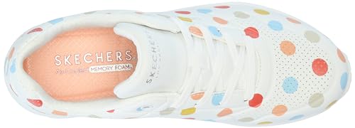Skechers Women's UNO-Spotted AIR Sneaker, Black Multicolor, 10