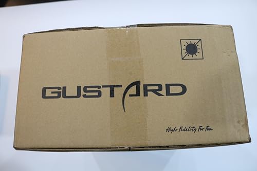 Gustard R26 Discrete R2R DAC, DSD512 PCM768kHz K2 Clock R2R-1Bit Balanced Preamp Digital-Analog Audio Converter Streamer with Remote Control (Black)