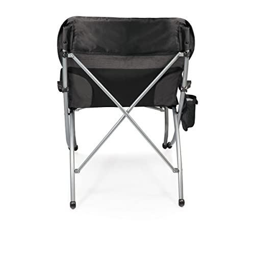ONIVA - a Picnic Time Brand PT-XL Over-Sized 400-Lb. Capacity Outdoor Folding Camp Chair, Black