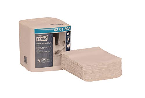Tork Paper Wiper Plus White Self Dispensing, 1/4 Fold, 430150A
