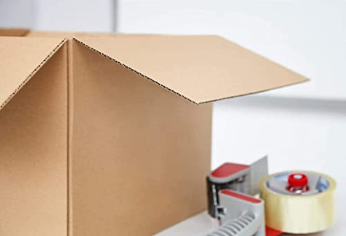 Secure Seal - 9x6x3 Pack of 200 Corrugated Cardboard Packing Shipping Mailing Moving Carton Boxes