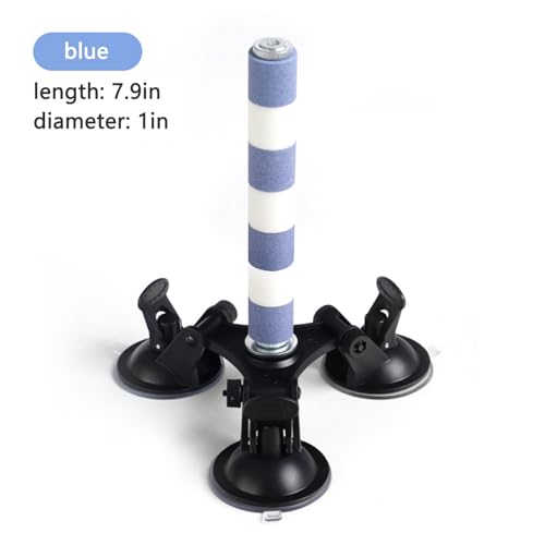 ZixmiX Fanlahmtasy Bird Perch - Multi-Functional Perch Stand for Birds with Bird Shower Perch Function, Ideal Window Perch for Birds with Secure Suction Cup Installation (orange0.8in)