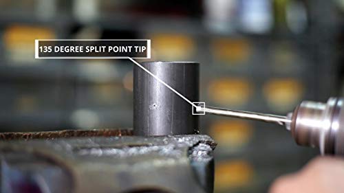 Drill America - DWDCO25/32 25/32" Reduced Shank Cobalt Drill Bit with 1/2" Shank, DWDCO Series