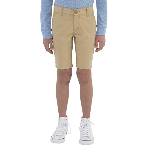 Levi's Boys' Big Straight Fit Chino Shorts, Navy Blazer, 14