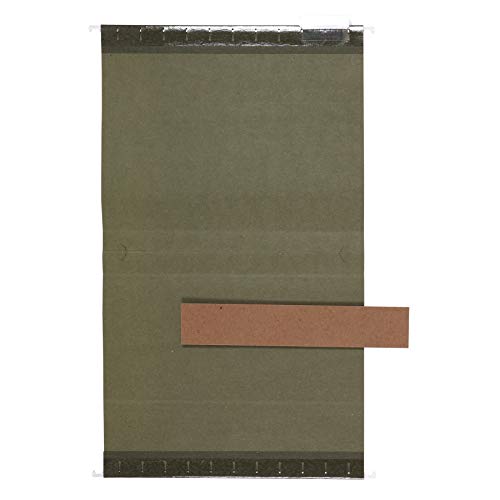 Amazon Basics Hanging File, Box Bottom, Heavy Duty, 2-Inch Expansion, 25-Pack, Letter (8.5" x 11"), Green