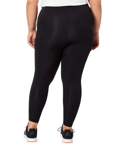 adidas Women's Optime Stash Pocket High Waisted 7/8 Tights, Black, 4X