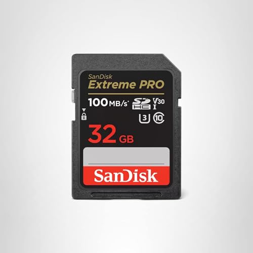 SANDISK 128GB Extreme PRO SDXC UHS-I Memory Card - C10, U3, V30, 4K UHD, SD Card - SDSDXXD-128G-GN4IN