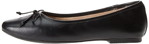 The Drop Women's Pepper Ballet Flat with Bow, Black, 12