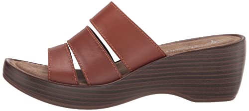 Eastland Women's June Wedge Sandal, TAN, 7