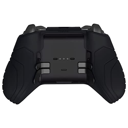 PlayVital Samurai Edition Anti Slip Silicone Case Cover for Xbox Elite Wireless Controller Series 2 Core, Ergonomic Soft Rubber Skin Protector for Xbox Elite Series 2 with Thumb Grip Caps - Purple