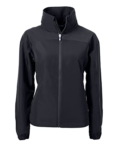 Cutter & Buck Charter Eco Recycled Womens Full-Zip Jacket, Black