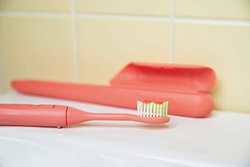 Philips One by Sonicare Battery Toothbrush, Brush Head Bundle, Miami Coral, BD1001/AZ