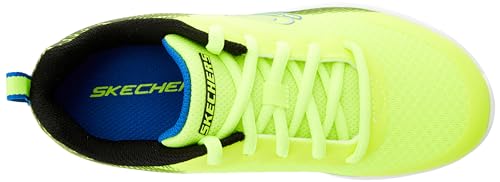 Skechers Kids Boy's Microspec Ii-vovrix Sneaker, Yellow/Black, 3 Little Kid