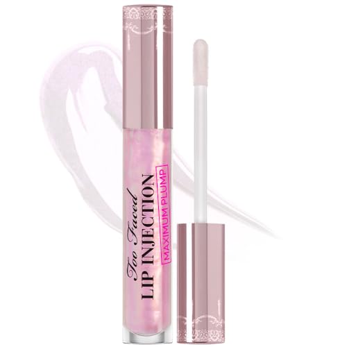 Too Faced Lip Injection Maximum Plump Extra Strength Lip Plumper Gloss, Original, 0.14 Ounce