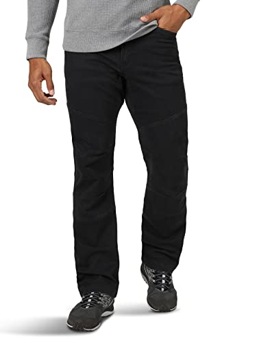 ATG by Wrangler Men's Reinforced Utility Pant, Caviar, 38W x 30L