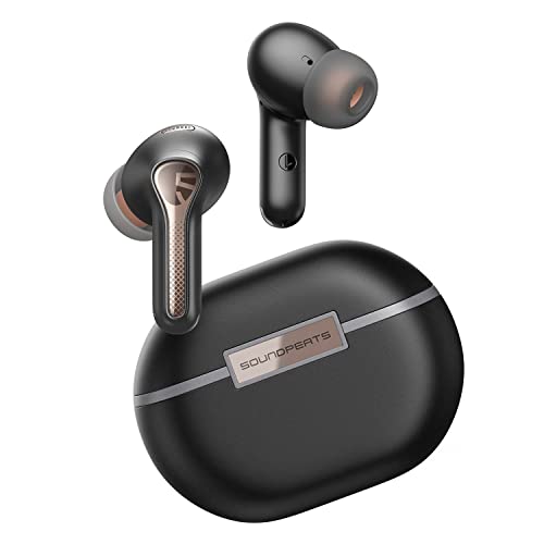 SoundPEATS Hybrid Active Noise Cancelling Earbuds Wireless Bluetooth 5.3 Earphones, Capsule3 Pro Hi-Res Wireless Earbuds with 6 Mics & LDAC, 43dB Deep, Total 52 Hrs, IPX4 Waterproof, App Customize EQ