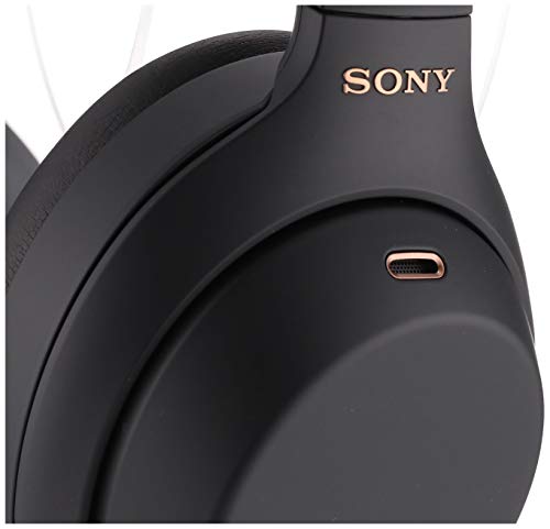 Sony WH1000XM4 Best Premium Wireless Noise Cancelling Headphones - Built-in mic for Calls - Compatible with Alexa - 30hr Battery - Includes Premium Carrying Case, in-Flight Adapter, Aux Cable - Black