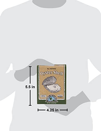 Down to Earth Organic All Natural Oyster Shell Fertilizer, 1 lb