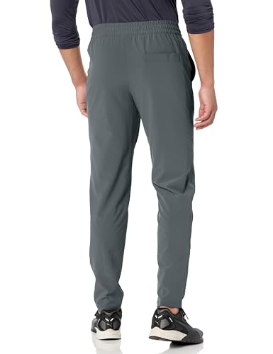 PUMA Men's Performance Lightweight Woven Tapered Pants, Mineral Gray