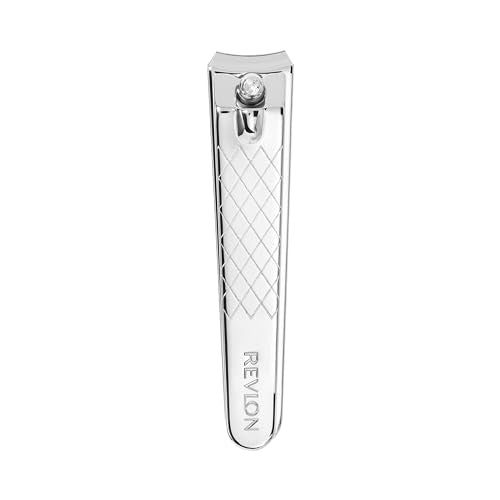 Revlon Nail Clipper With File, Manicure Care Tool With a Curved Blade for an Accurate Trimming and Grooming, Easy to Use (Pack of 1)