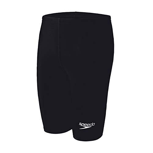 Speedo Boy's Swimsuit Jammer PowerFlex Eco Solid Youth , New Black, 22