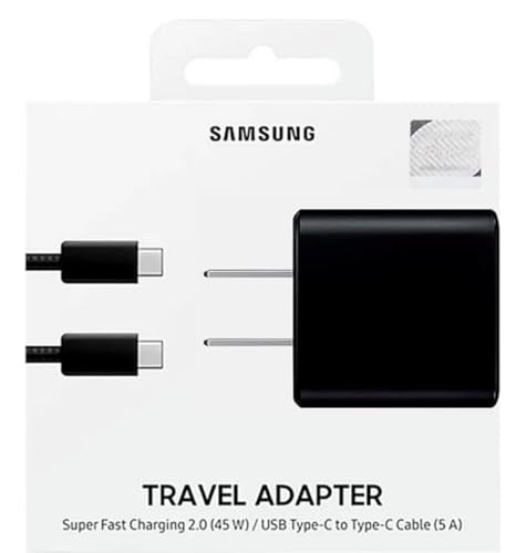 Samsung Official 45W USB-C Super Fast Charging Wall Charger (Black)