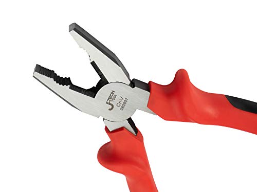 Jetech 7-1/2 Inch Combination Pliers with Hard Cutting Edge and Ergonomic Handle