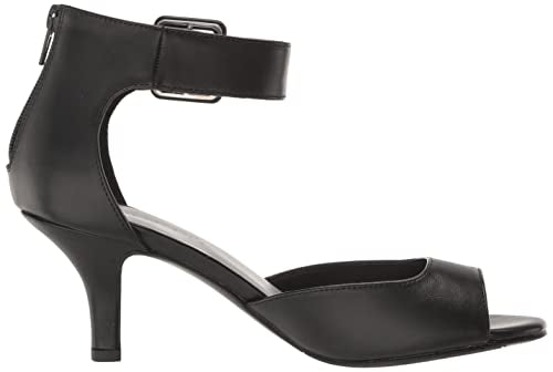 Easy Street Women's Baloo Heeled Sandal, White, 7 X-Wide