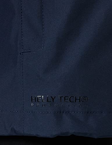 Helly Hansen Men's Dubliner Waterproof Windproof Breathable Rain Coat Jacket, 597 Navy, Small