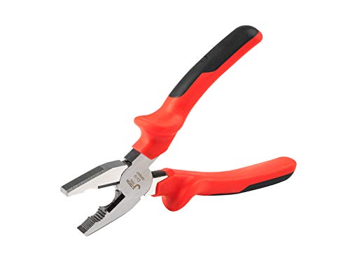 Jetech 7-1/2 Inch Combination Pliers with Hard Cutting Edge and Ergonomic Handle