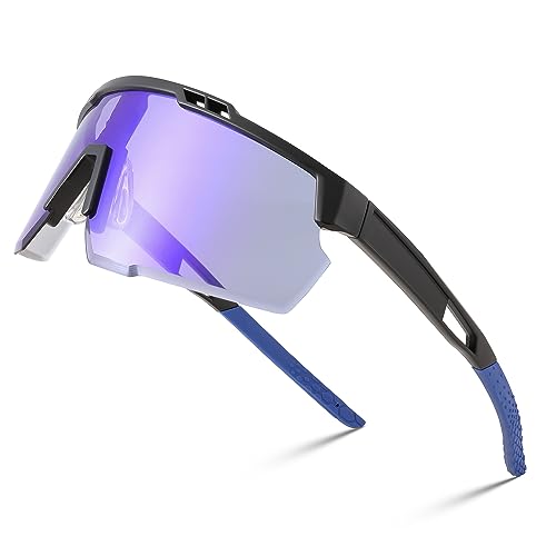 FEISEDY Sports Sunglasses for Men and Women, UV400 Protection Cycling Goggles Golf Baseball Driving Fishing B0022