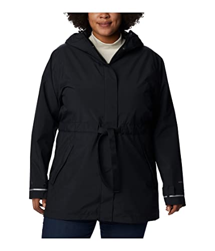 Columbia Women's Here And There Trench II Jacket, Black, X-Small