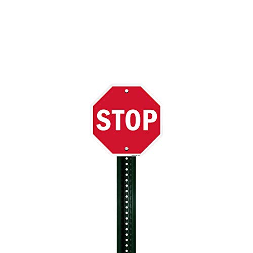 SmartSign "STOP" Sign | 10" x 10" Aluminum