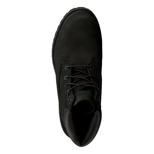Timberland Women's 6" Premium Boot Black Nubuck 8.5 B - Medium