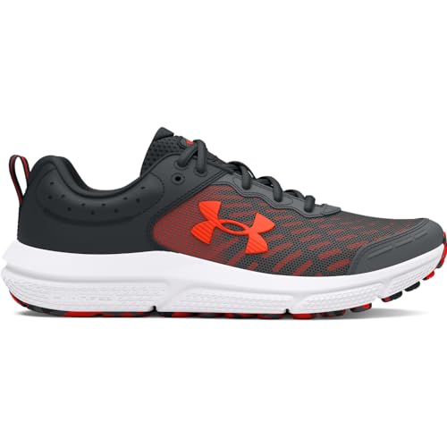 Under Armour Boys' Grade School Assert 10, (106) Castlerock/Anthracite/Phoenix Fire, 4, US