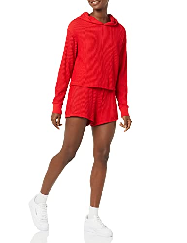 EleVen by Venus Williams Women's in Bloom Long Sleeve, Candy Red, X-Small