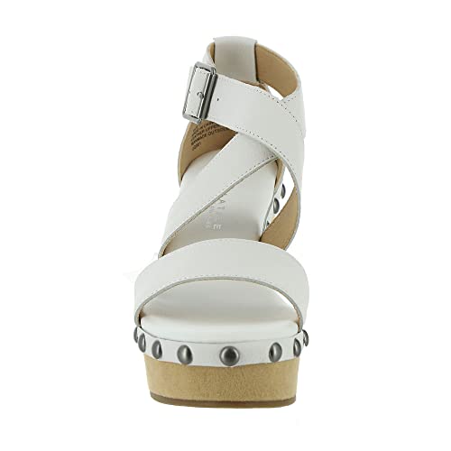 VOLATILE Women's Zitola Sandal, White, 6 M US