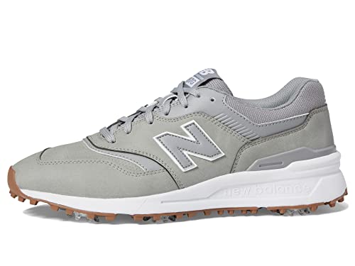 New Balance Men's 997 Golf Shoe, Navy/White, 14 Wide