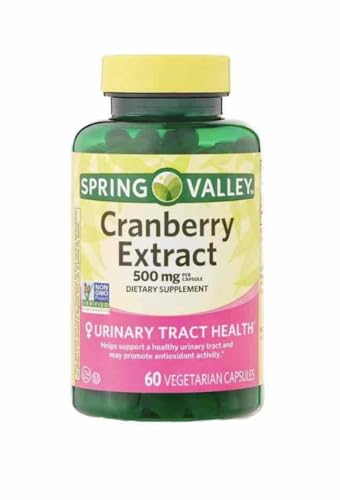 Spring Valley - Cranberry 500 mg, Standardized Extract, 60 Tablets