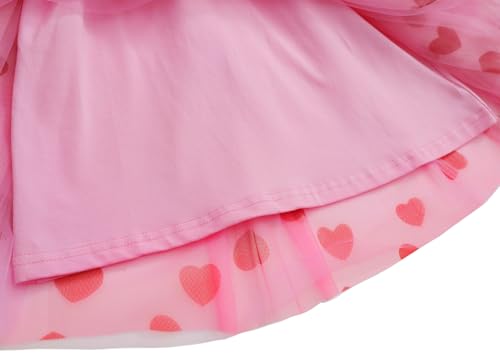 TWKIOUE Toddler Baby Girl Rainbow Tutu Tulle Dress Sleeveless Fluffy Party Dress 817 Rainbow Purple 100