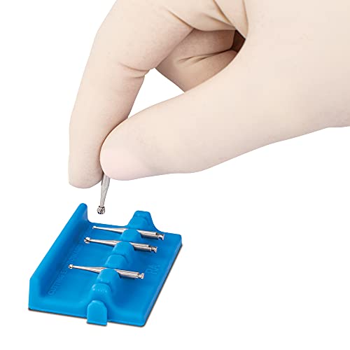 Practicon Bur Safe Bur Holders, Blue, Pack of 4