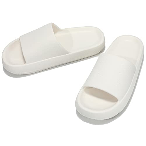 NIMAZRI Cloud Slides for Women and Men Pillow Slippers Comfy Soft Sandals Cushioned Shower Shoes Thick Sole Indoor and Outdoor