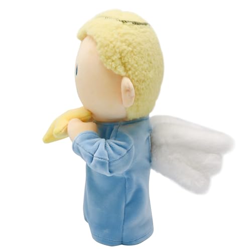 Yelakey Jesus Rides a Donkey Plush Doll Guardian Angel Stuffed Animal Christ Savior Christian Religious Classic Religious God plushie Toy Gifts for Kids for Christening Religious Easter