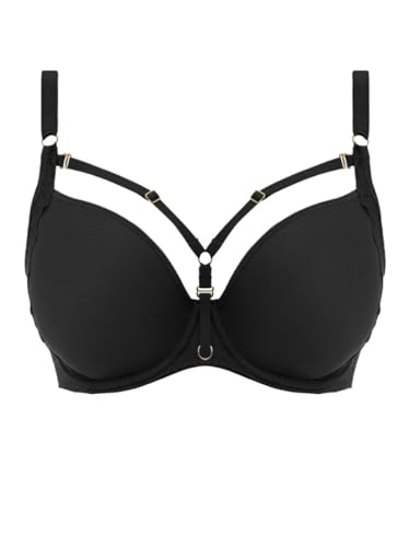 Freya Women's Temptress Underwire Molded Plunge T-Shirt Bra Black