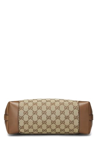 Gucci, Pre-Loved Original GG Canvas Craft Tote Small, Brown