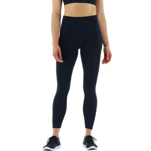 TYR Women's Standard High-Rise Cropped Athletic Performance Workout Leggings, Black, X-Small